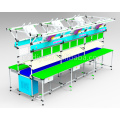 Powered production line Assembly Line and worktable by lean tube or aluminium profile for Workshop